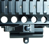 Quick Release QR Harris Style Bipod Sling Stud to 20mm Rail Adapter Black Matte