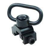 QD Sling Swivel Attachment with 20mm Picatinny Rail Mount Quick Release Detach