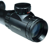 6-24x50 Hunting Rifle Scope Mil-dot illuminated Snipe Scope & GREEN Laser Sight