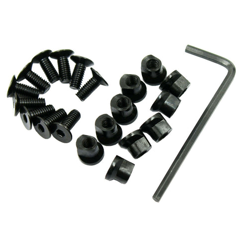 Replacement screws with UIT plate for rail