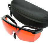 Laser Safety Glasses Goggles with Protective Case for 532nm Blue - Green Laser