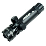 Red dot Laser sight rifle gun scope - Rail & Barrel Mounts Cap Pressure Switch