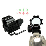 Tactical Holographic Red Green 4 Reticles Reflex Dot Sight with 20mm Rail Mount - West Lake Tactical