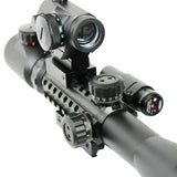 3-9X40 Illuminated Tactical Rifle Scope with Red Laser & Holographic Dot Sight