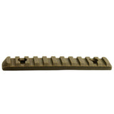 Tactical Polymer Picatinny Weaver Rail Section Set of 4 for MOE Handguard - Tan