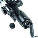 2.5-10x40 Tactical Rifle Scope Green Laser Dual illuminated Mil-dot Rail Mount
