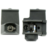 Front and Rear 45 Degree Offset Rapid Transition BUIS Backup Iron Sight Set