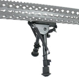 6" to 9" Adjustable Spring Return Sniper Hunting Rifle Bipod w/ KeyMod Adapter
