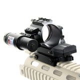 Holographic Tactical Red / Green 4 Reticles Reflex Dot Scope + laser sight combo
