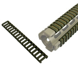 8x Heat Resistant Rifle Ladder Rail Cover Weaver Picatinny Handguard - OD Green