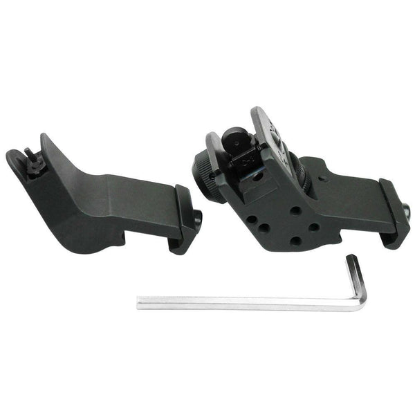 Folding 45 Degree Quick Conversion BUIS Backup Iron Sight For AR15