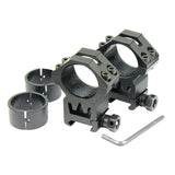 2 PCS 30mm  - 1" Scope Ring Picatinny Weaver Rail Laser Optics Mount Heavy Duty - West Lake Tactical