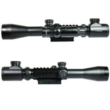 3-9x40 Hunting Rifle Scope Dual illuminated Snipe Scope & Green Laser Sight
