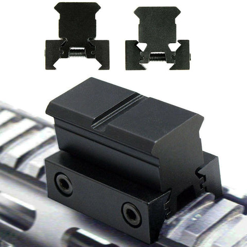 Flat Top Mini 1" Rail Riser Block Mount for Pictinney or 11mm Dovetail Rail