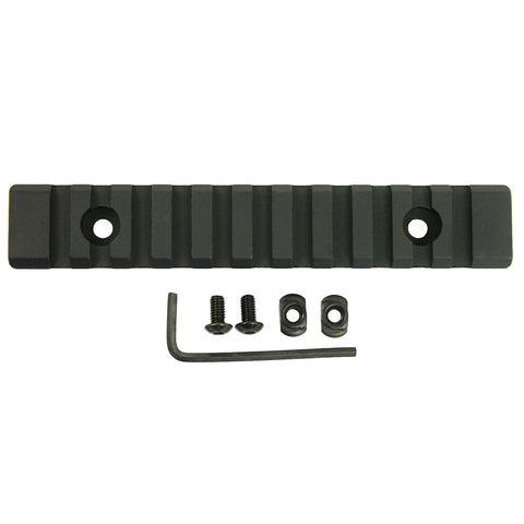 M-Lok 11 Slot Picatinny/Weaver Rail Handguard Section Aluminum 5" - Black