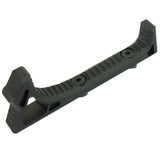 Curved Angled Foregrip Fore Grip Fits M-LOK Rails - Black - West Lake Tactical