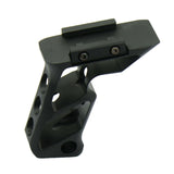 Skeletonized Tactical Foregrip Angled Grip All Metal Black