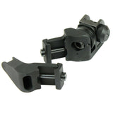 Front and Rear 45 Degree Offset Rapid Transition BUIS Backup Iron Sight Set