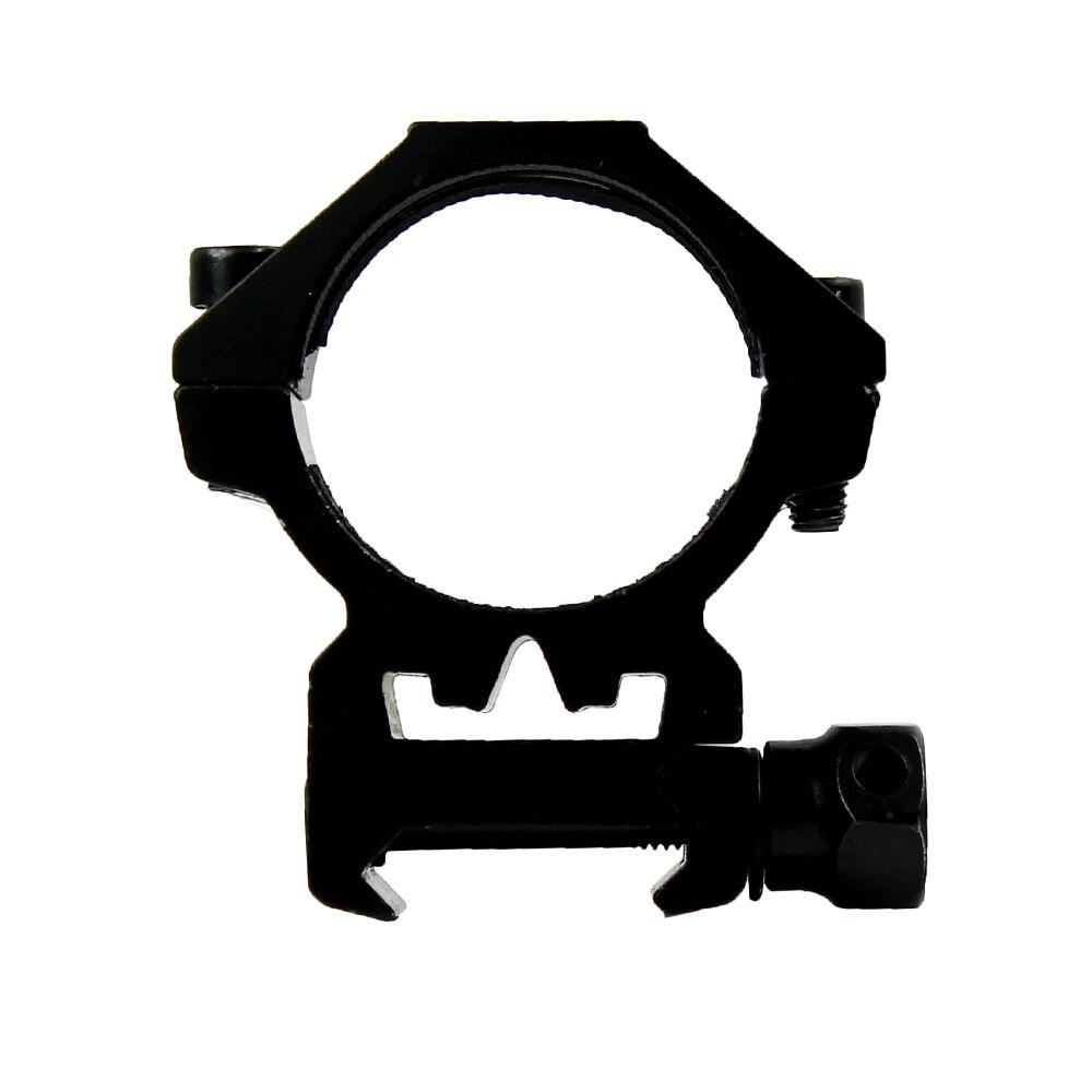 2 1" Scope Ring with Reducers Low Profile Rail Laser Flashlight Mount