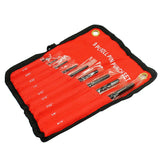 9 PC Forged Steel Roll Pin Pilot Punch Set Tools with Case Rifle Gunsmithing