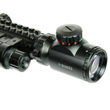 3-9x40 Hunting Rifle Scope Dual illuminated Snipe Scope & Green Laser Sight