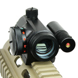 Tactical Reflex Green / Red Dot Sight Scope & Laser Sight Combo with Rail Mount