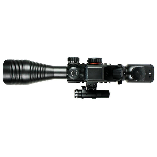 4-12X50 EG Tactical Rifle Scope with Holographic 4 Reticle Sight & Red ...