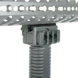 Tactical Foregrip / Bipod with 2" Picatinny Rail Section for KEYMOD Handguard - West Lake Tactical