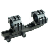 PEPR style Cantilever 1" to 30mm Rifle Scope Mount for 20mm Rails - Black