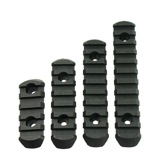 Tactical Rifle Polymer Picatinny Weaver Rail Section Set of 4 for MOE ...