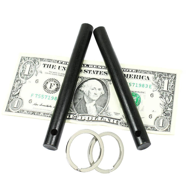Pair Huge 1/2 x 5" Ferrocerium Rod w/ Lanyard Hole Flint Fire Starter Magnesium - West Lake Tactical