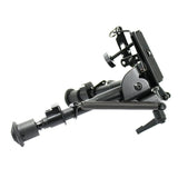 6" to 9" Adjustable Pivot / Rotating Spring Return Rifle Bipod Adjustable Legs