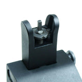 Tactical 223 556 Micro Flip Up Rapid Transition Front and Rear Iron Sight Set
