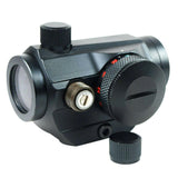 Tactical Reflex Red Green Dot Sight Scope - Dual High - Low Profile Rail Mounts