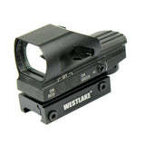 Tactical Sight Holographic Relex Scope - Red Green 4 Reticle Rail Mount - HD104