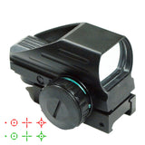 3-9X40 Tactical Rifle Scope + Red Green 4 Reticle Holographic Sight & Red Laser