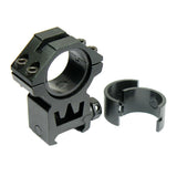 2 PCS 30mm  - 1" Scope Ring Picatinny Weaver Rail Laser Optics Mount Heavy Duty - West Lake Tactical
