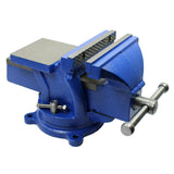 4"  Bench Vise with Anvil with Swivel Locking Base - Heavy Duty All Steel