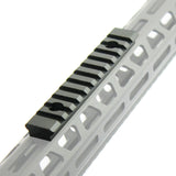 M-Lok 3 5 11 Slot Picatinny/Weaver Rail Section Aluminum 1.5" 2.5" 5" - 3 PCS