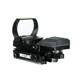 Tactical Holographic Reflex Red Green Dot Sight 4 Reticle - 11mm Dovetail Mount