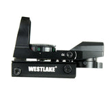 Tactical Holographic Reflex Red Green Dot Sight 4 Reticle - 11mm Dovetail Mount