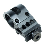 1" Offset Scope Ring with 20mm Rail Mount for Scopes / Laser / Flashlight