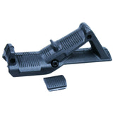 Angled Foregrip Hand Guard Front Grip for Picatinny / Weaver Rail - Black