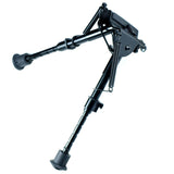 6" to 9" Adjustable Spring Return Sniper Hunting Rifle Bipod with Rail Adapter