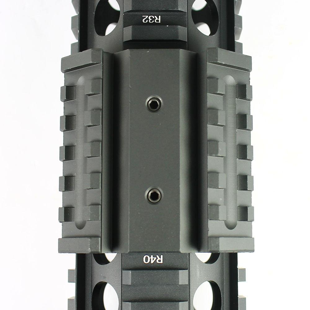 45 Degree Offset Dual Side Rail Angle Mount 6 Slot Tactical Accessory ...