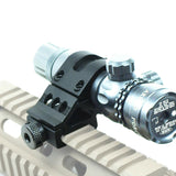 1" Offset Scope Ring with Rail Mount & KeyMod Rail Section for Laser /Flashlight - West Lake Tactical