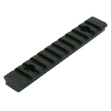 M-Lok 11 Slot Picatinny/Weaver Rail Handguard Section Aluminum 5" - Black