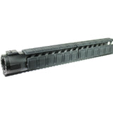 Pack of 6 Black KeyMod Rail Cover Textured Anti Slip Soft Rubber Panels -  6.25“