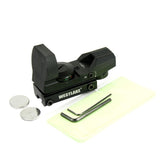 Tactical Holographic Reflex Red Green Dot Sight 4 Reticle - 11mm Dovetail Mount