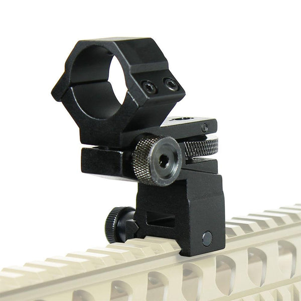 Tactical Flashlight / Laser / Scope Mount Windage Elevation Adjustable 1" Ring